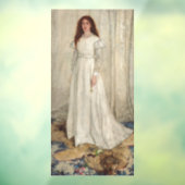 James Whistler - Symphony in White No. 1 Fensteraufkleber (Blatt 3)