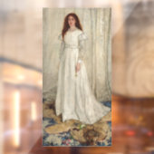 James Whistler - Symphony in White No. 1 Fensteraufkleber (Blatt 2)