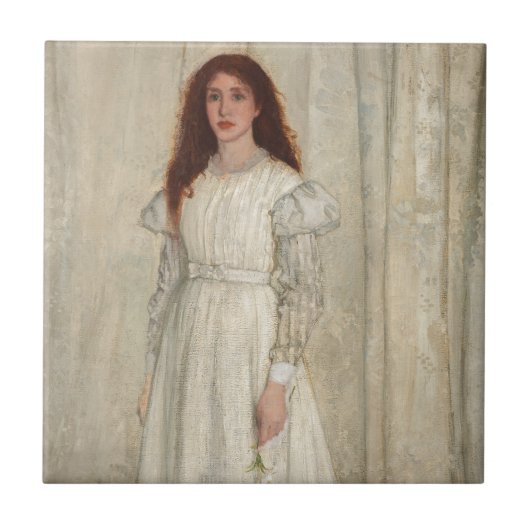 James Whistler - Symphony in White No. 1 Fliese (Vorderseite)