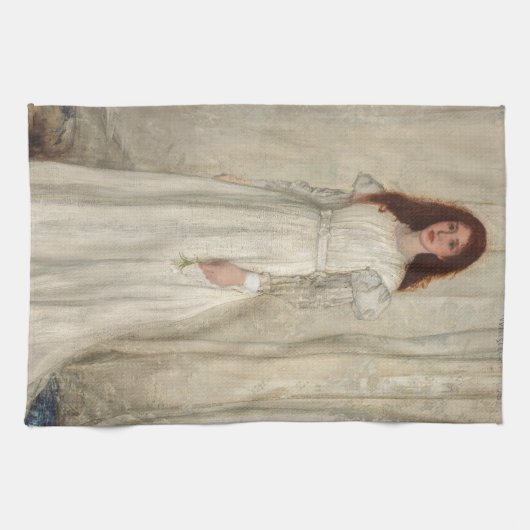 James Whistler - Symphony in White No. 1 Geschirrtuch (Horizontal)