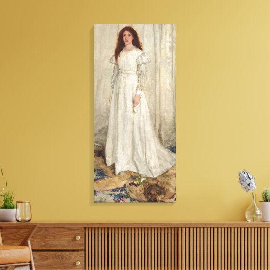 James Whistler - Symphony in White No. 1 Leinwanddruck (Insitu (Wohnzimmer))