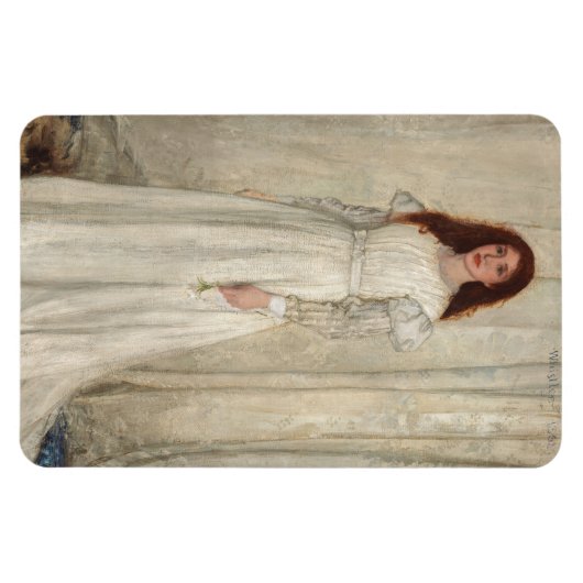 James Whistler - Symphony in White No. 1 Magnet (Horizontal)