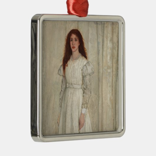 James Whistler - Symphony in White No. 1 Ornament Aus Metall (Rechts)