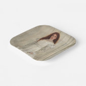 James Whistler - Symphony in White No. 1 Pappteller (Gewinkelt)