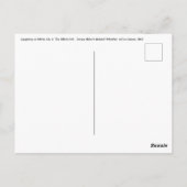 James Whistler - Symphony in White No. 1 Postkarte (Rückseite)