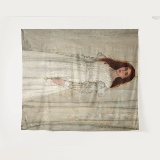 James Whistler - Symphony in White No. 1 Wandteppich (Vorderseite (Horizontal))