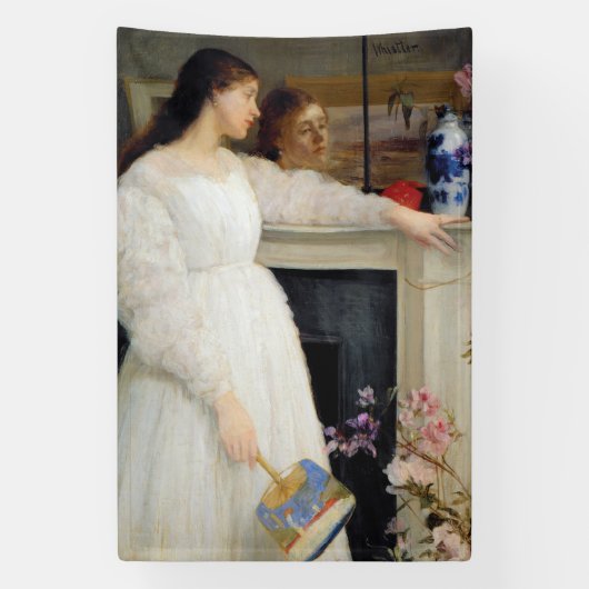 James Whistler - Symphony in White No. 2 Banner (Vertikal)