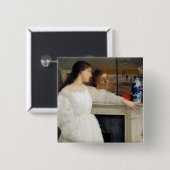 James Whistler - Symphony in White No. 2 Button (Vorne & Hinten)