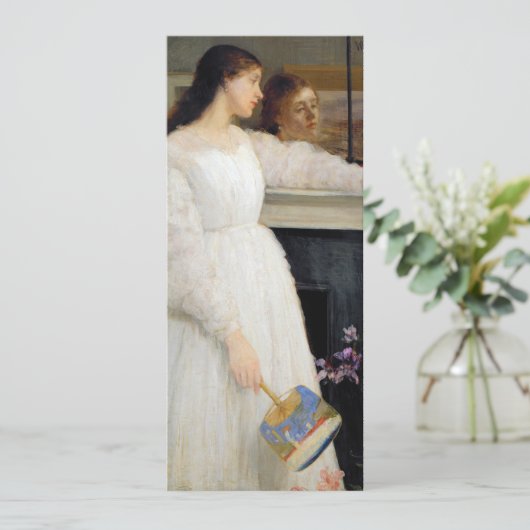 James Whistler - Symphony in White No. 2 Einladung (Stehend Vorderseite)