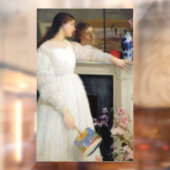 James Whistler - Symphony in White No. 2 Fensteraufkleber (Blatt 2)