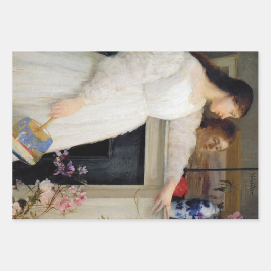James Whistler - Symphony in White No. 2 Geschenkpapier Set (Vorderseite 2)