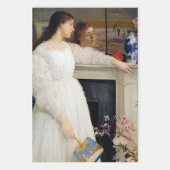 James Whistler - Symphony in White No. 2 Geschenkpapier Set