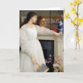James Whistler - Symphony in White No. 2 Karte (Gelbe Blume)