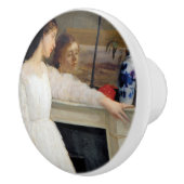 James Whistler - Symphony in White No. 2 Keramikknauf (Rechts)