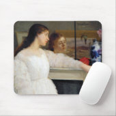 James Whistler - Symphony in White No. 2 Mousepad (Mit Mouse)