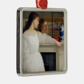 James Whistler - Symphony in White No. 2 Ornament Aus Metall (Rechts)