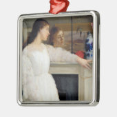James Whistler - Symphony in White No. 2 Ornament Aus Metall (Links)