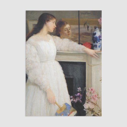 James Whistler - Symphony in White No. 2 Seidenpapier