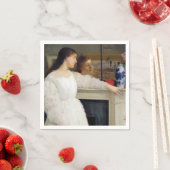 James Whistler - Symphony in White No. 2 Serviette (Beispiel)