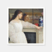 James Whistler - Symphony in White No. 2 Serviette (Vorderseite)