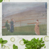 James Whistler - Variationen in Violet und Green Geschirrtuch (Gefaltet)