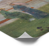 James Whistler - Variationen in Violet und Green Poster (Ecke)