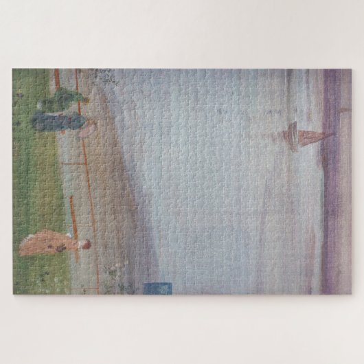 James Whistler - Variationen in Violet und Green Puzzle (Horizontal)