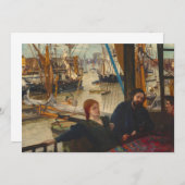 James Whistler - Wapping Dankeskarte (Vorne/Hinten)