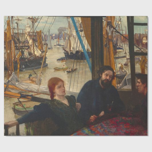 James Whistler - Wapping Geschenkpapier (Flach)