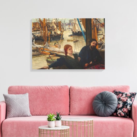 James Whistler - Wapping Leinwanddruck (Insitu (Wohnzimmer))