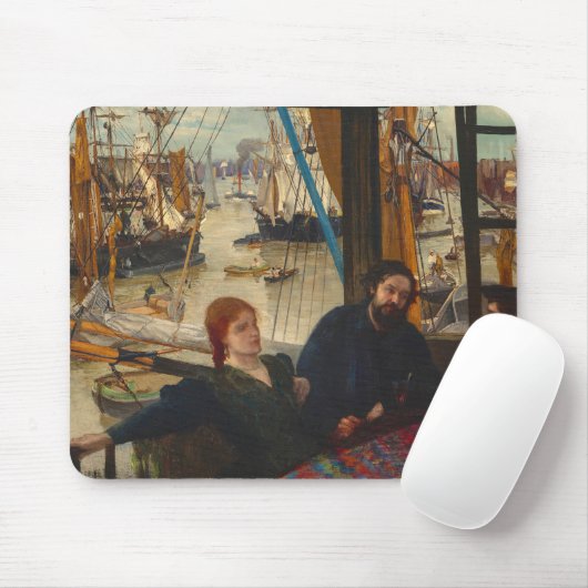 James Whistler - Wapping Mousepad (Mit Mouse)