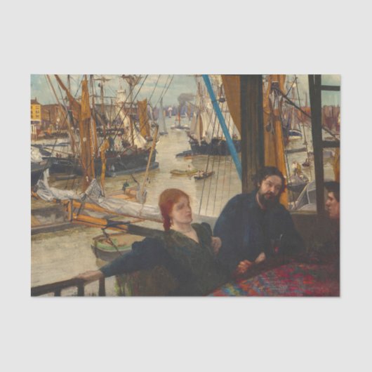 James Whistler - Wapping Seidenpapier (Vorderseite)