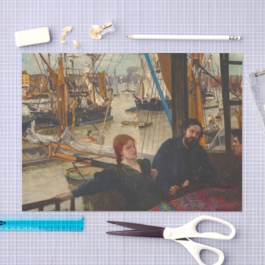 James Whistler - Wapping Seidenpapier (Handwerk)