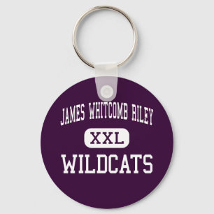 James Whitcomb Riley - Wildkatzen - South Bend Schlüsselanhänger