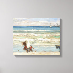 James Wilson Morrice - Beach Scene, Tangier Leinwanddruck
