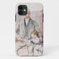 James Wyatt mit seinem Grandaughter Mary, ältestes