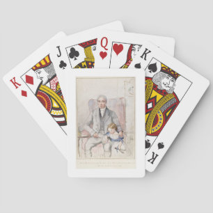 James Wyatt mit seiner Großmutter Mary, dem ältest Spielkarten
