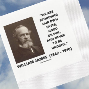 James zitiert unser Schicksal selbst gut oder böse Serviette