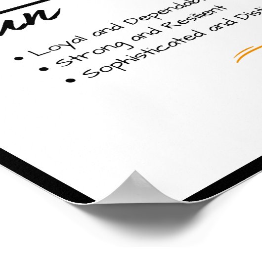 Jameson, Personalisierte Bezeichnung für Junge Poster (Ecke)