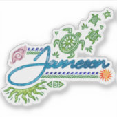 Jameson Waterflaschenaufkleber Aufkleber (Vorderseite)