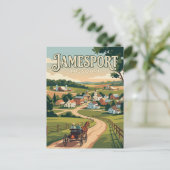 Jamesport Missouri Postkarte (Stehend Vorderseite)