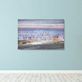 James's Flamingo, Phoenicoparrus jamesi Leinwanddruck (Insitu (Holzboden))