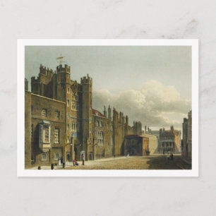 James's Palace, aus "The History of the Royal Postkarte