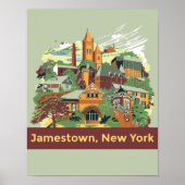 Jamestown Architecture Poster (11 x 14) (Vorne)
