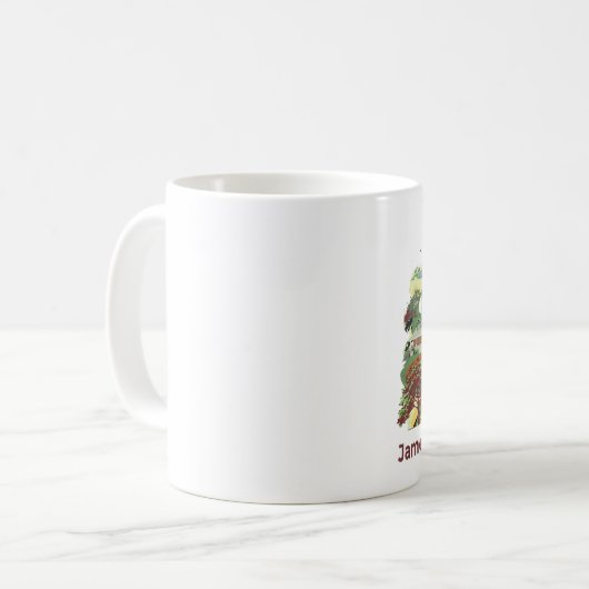 Jamestown Architektur-Tasse (weiße 11oz) Kaffeetasse (Vorderseite Links)