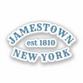 Jamestown, New York Aufkleber (Vorderseite)