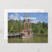Jamestown Postkarte (Vorne/Hinten)