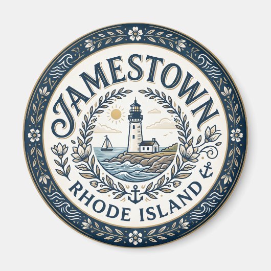 Jamestown Rhode Island Magnet (Vorne)