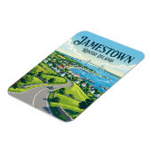 Jamestown Rhode Island Magnet (Linke Seite)