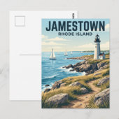Jamestown, Rhode Island Postkarte (Vorne/Hinten)
